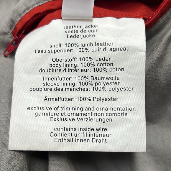 Mauritius Ombre Vegetable Tanned Leather Moto Jacket Size XL - Picture 12 of 16